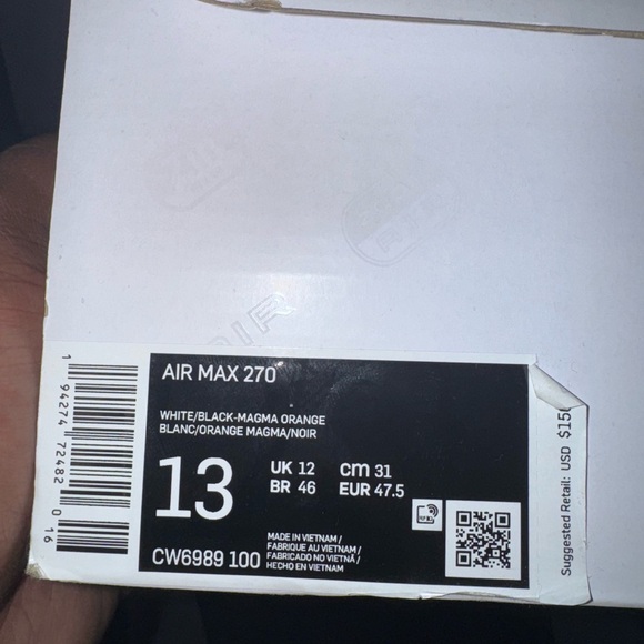 Nike Air Max 270
Size 13 - Picture 2 of 7